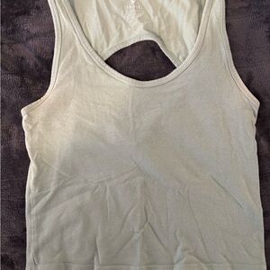 American Eagle Outfitters Sage Green Tank Top